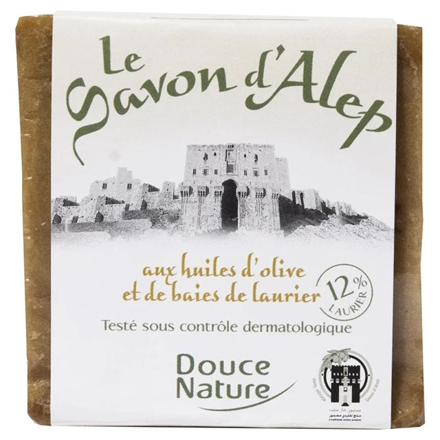 Pastilla de Jabón de Alepo 12% y Laurel Douce Nature