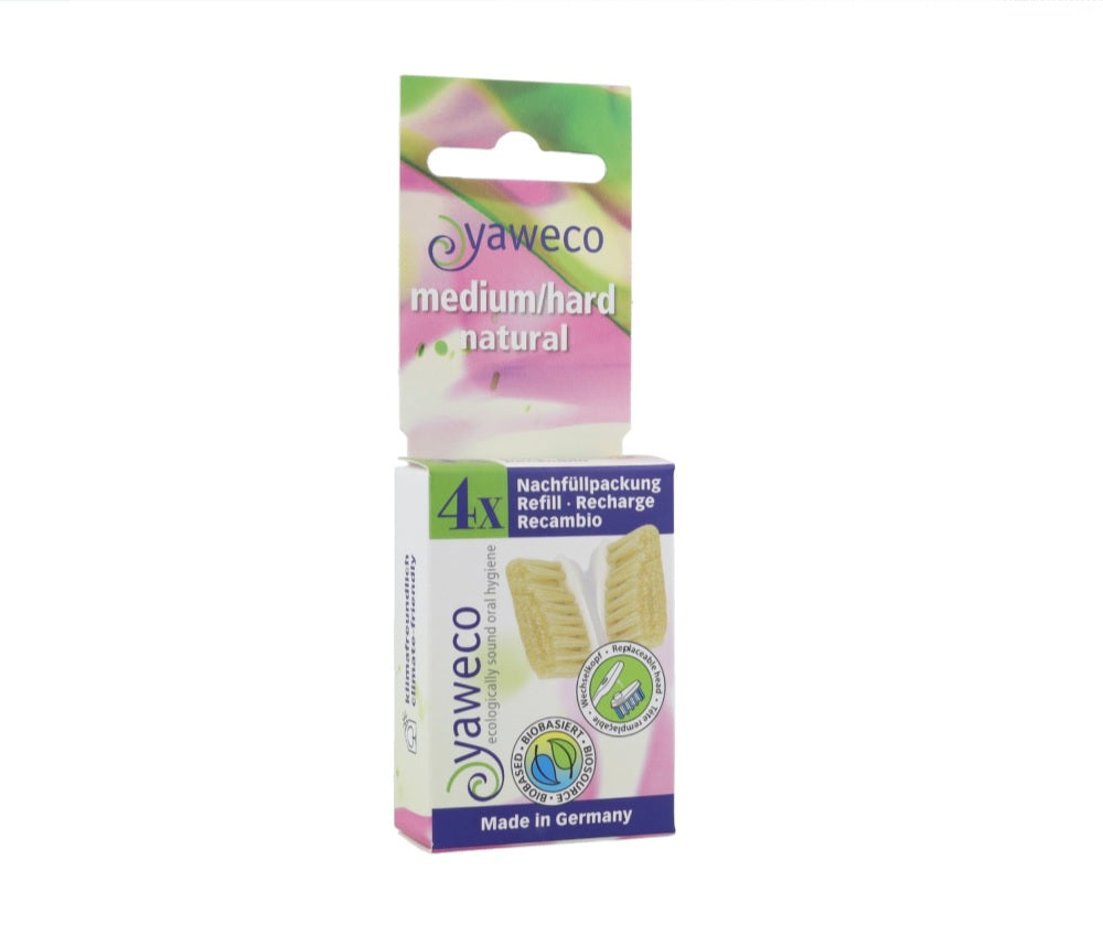Recambio para Cepillo Dental Natural Medium-Hard Yaweko