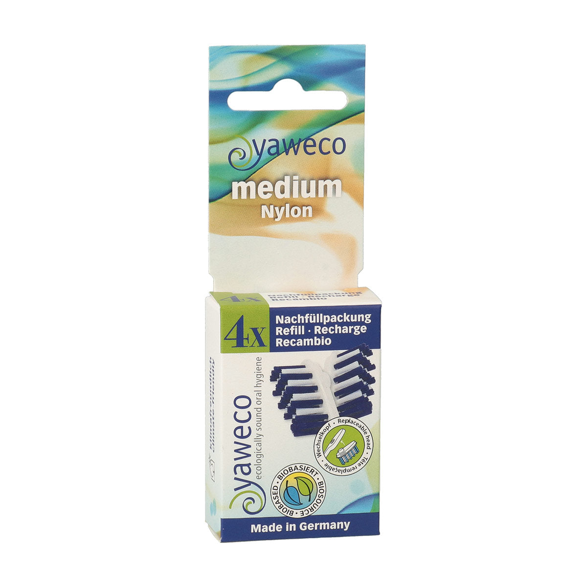 Recambio para Cepillo Dental Nylon Medium Yaweco