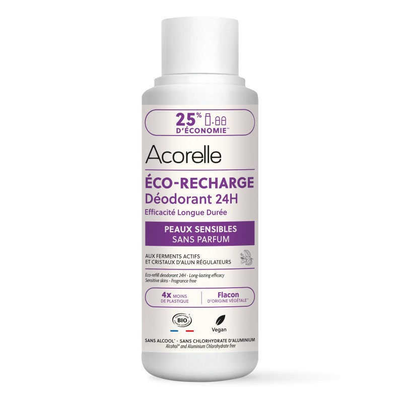 Recarga Desodorante Roll-On 24h para Piel Sensible Acorelle