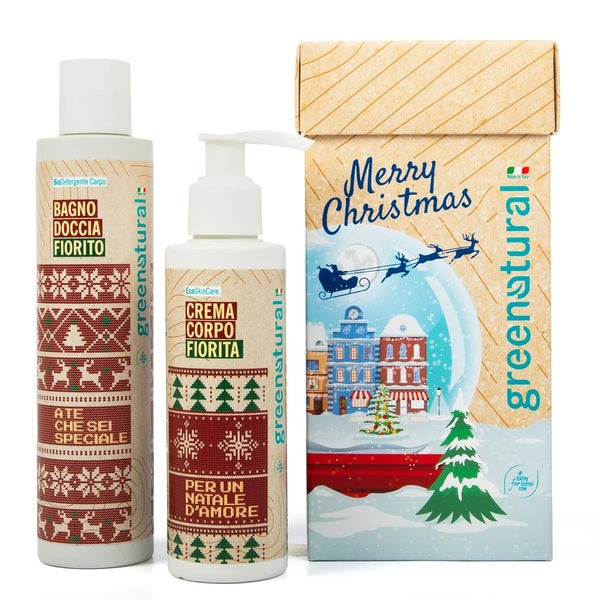 Regalo de Navidad Crema Corporal y Gel de Ducha Greenatural