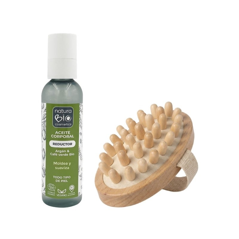 Ritual Corporal Reductor Regalo Cepillo y Furoshiki NaturaBIO