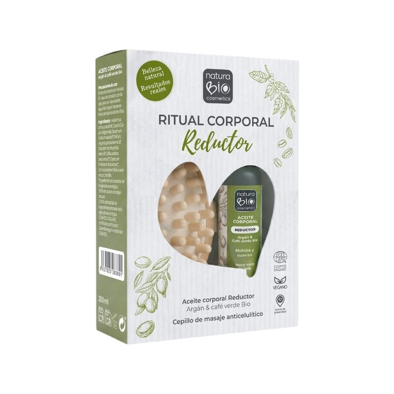 Ritual Corporal Reductor Regalo Cepillo y Furoshiki NaturaBIO