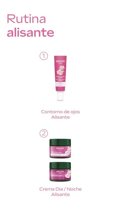 Rutina Alisante Contorno de Ojos + Crema de Día Weleda