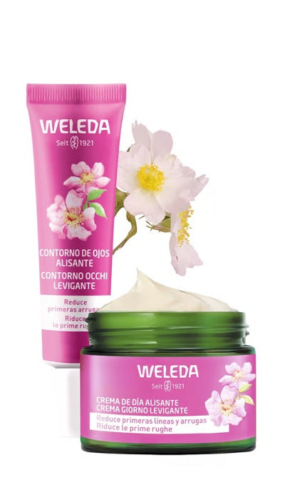 Rutina Alisante Contorno de Ojos + Crema de Día Weleda