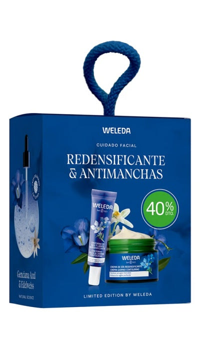 Rutina Redensificante Contorno de Ojos + Crema de Día Weleda
