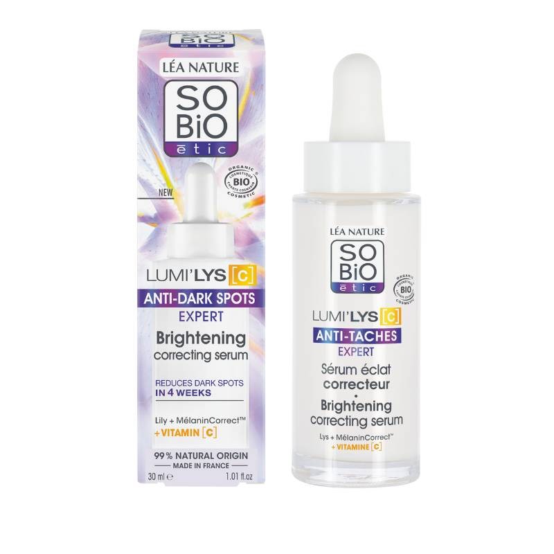 Sérum Corrector de Luminosidad Lumi&#39;lys Antimanchas Expert So’BiO