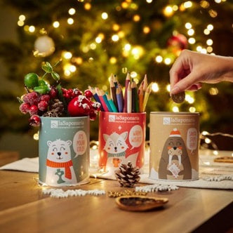 Set Regalo Hucha Oso Polar - Kit Facial La Saponaria