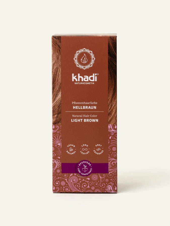Tinte Vegetal Castaño Claro Khadi