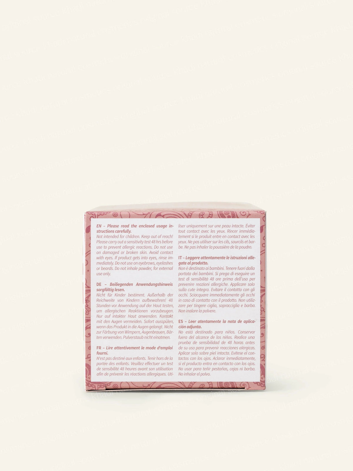 Tinte Vegetal Rubio Claro Khadi