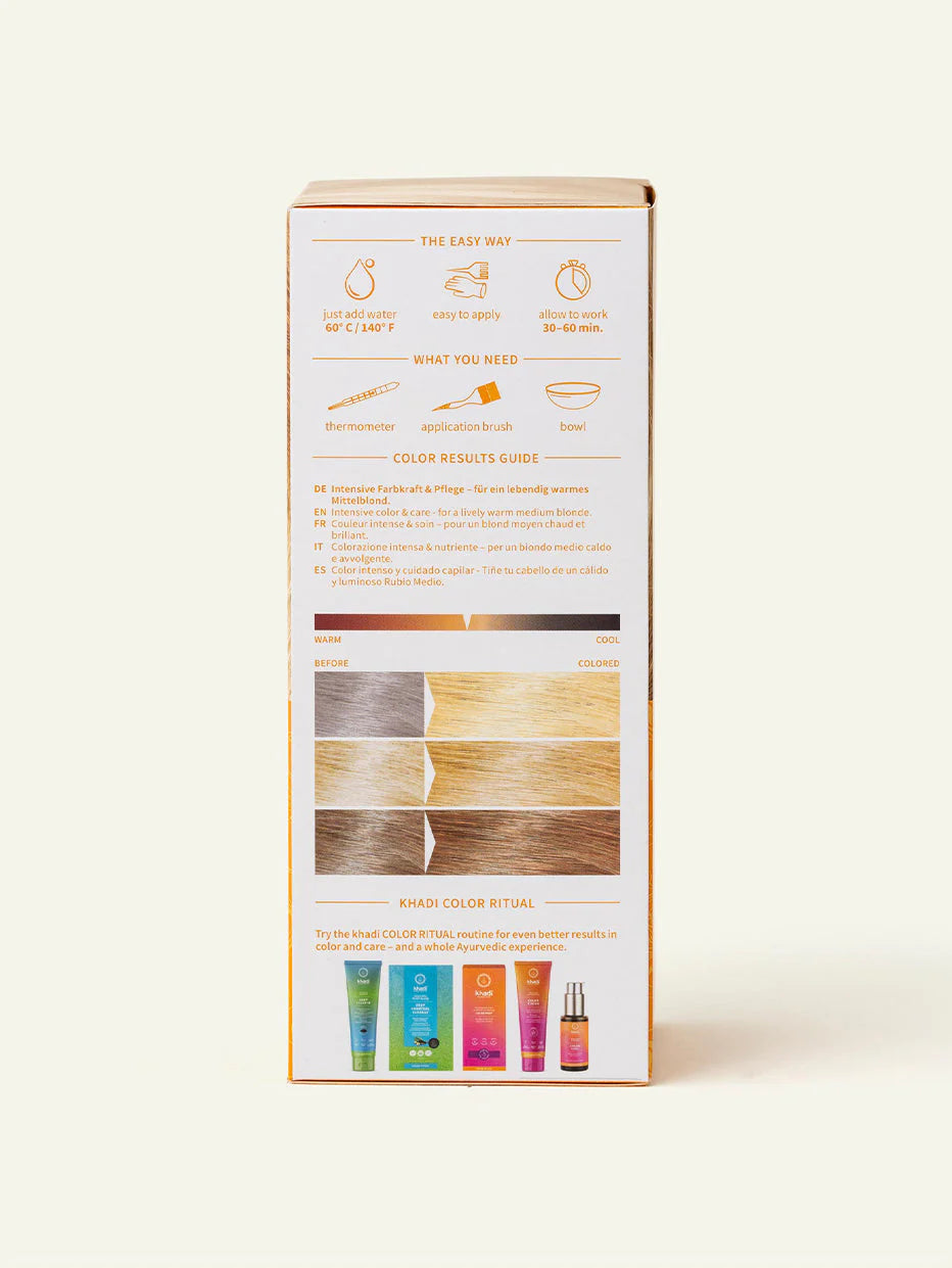 Tinte Vegetal Rubio Medio Khadi