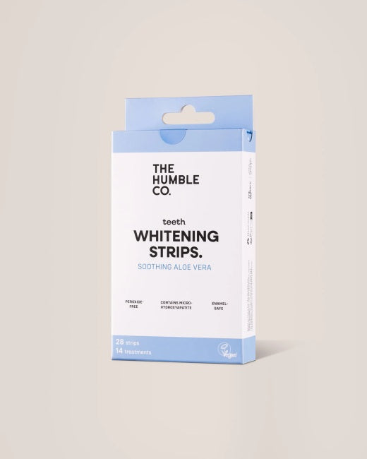Tiras Dentales Blanqueadoras Aloe Vera The Humble Co.