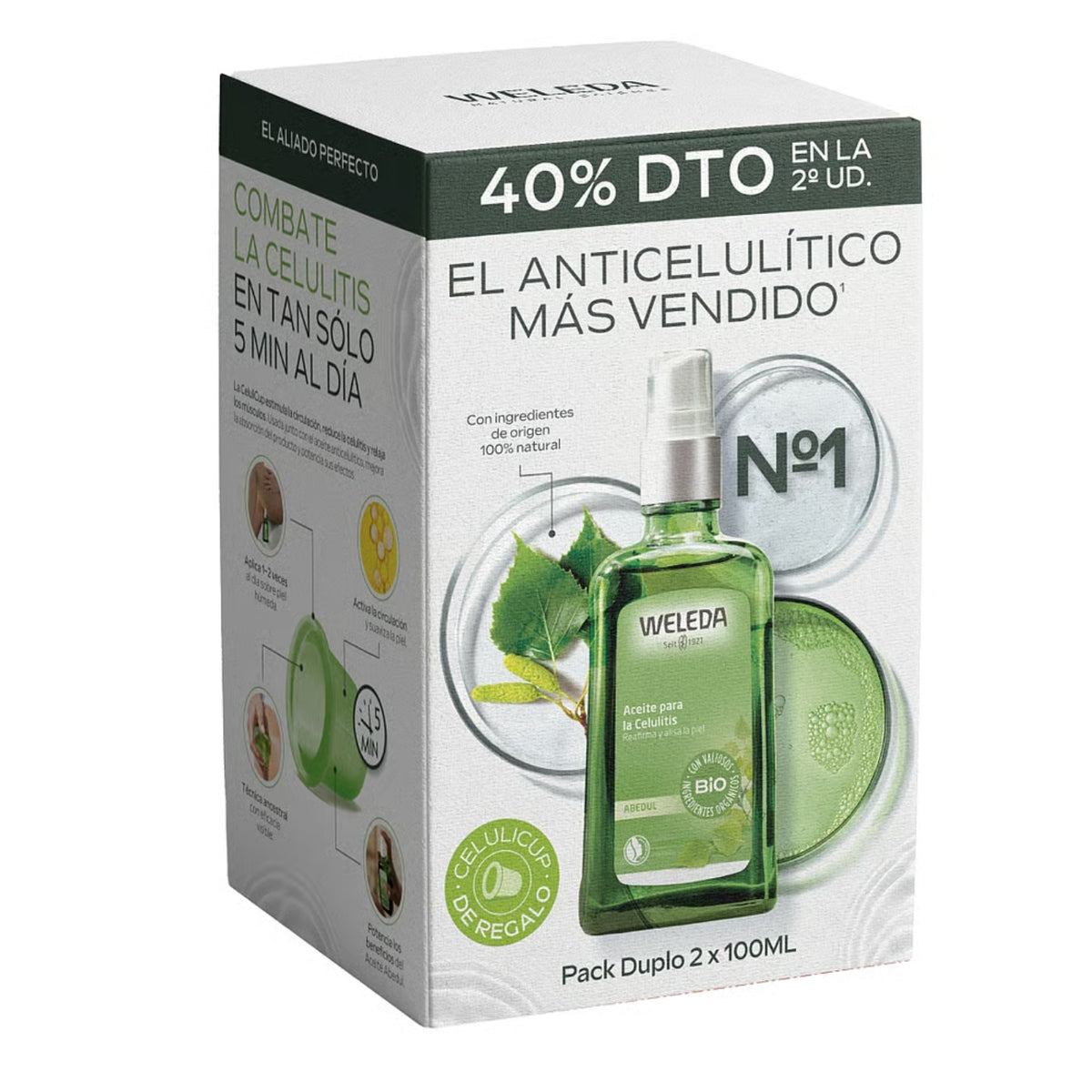 Pack Aceite Anticelulítico de Abedul Weleda