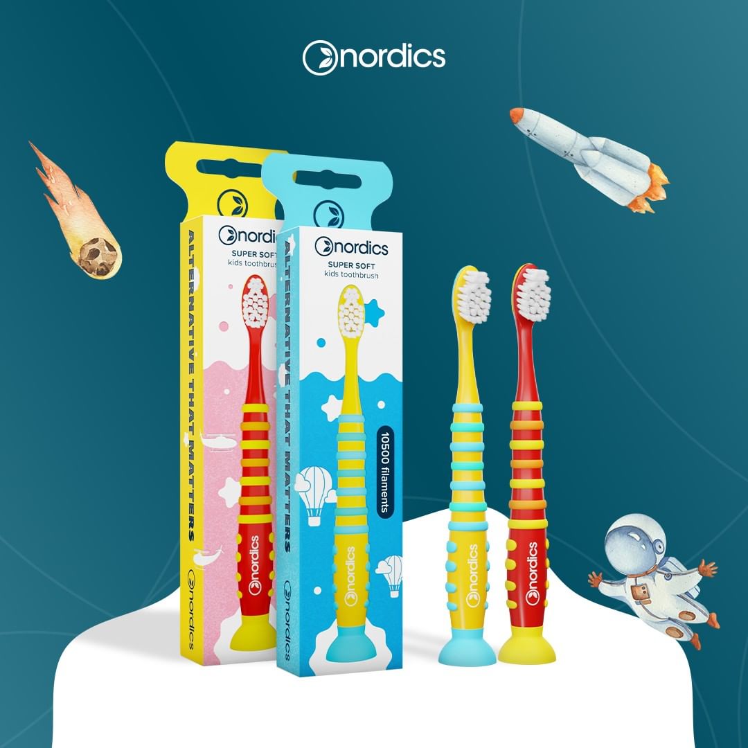 Cepillo Dientes Infantil Premium Cohete Super Soft 10.500 Nordics