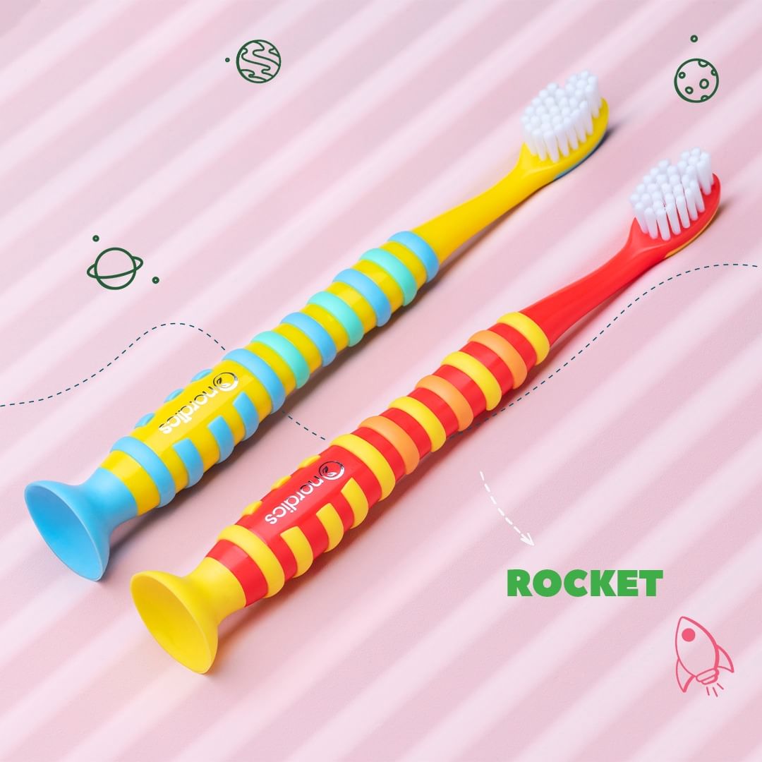 Cepillo Dientes Infantil Premium Cohete Super Soft 10.500 Nordics