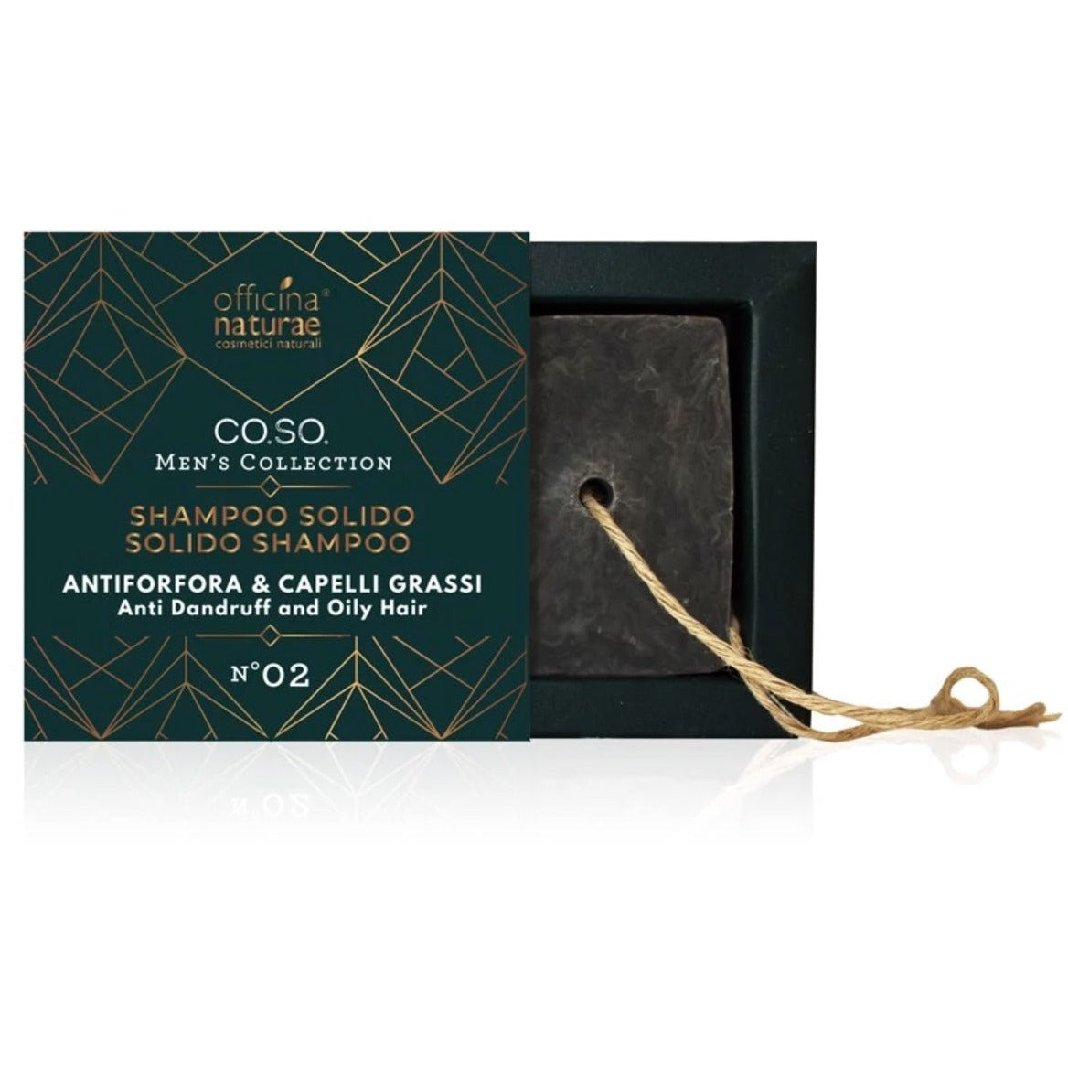 Champú Sólido Hombre Anticaspa y Cabello Graso N°02 Officina Naturae