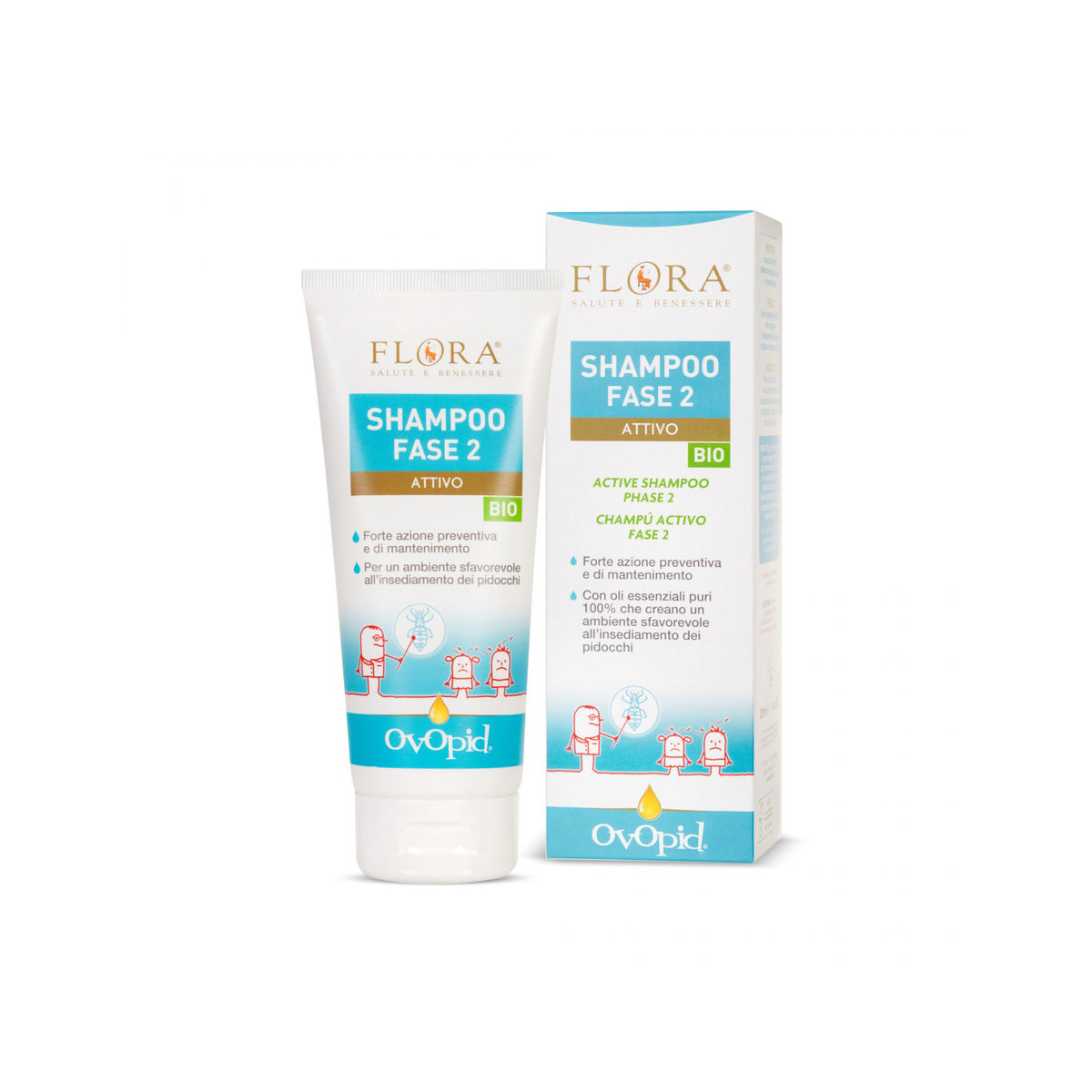 Champú Antipiojos Bio Ovopid (Fase 2) Flora