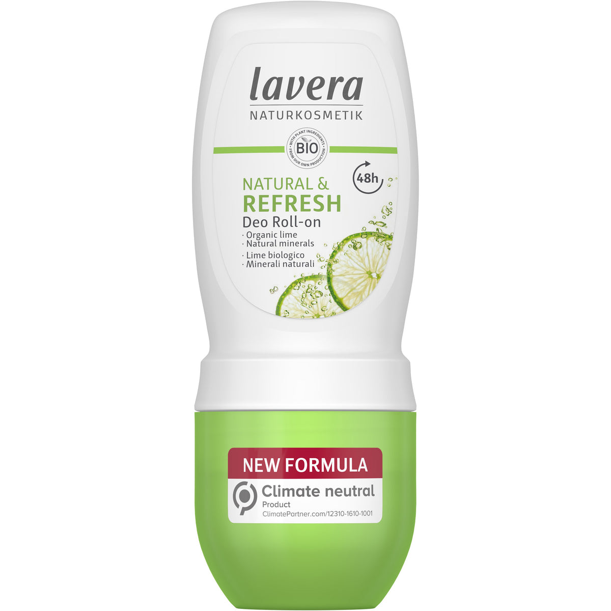 Desodorante Roll-on Natural y Refrescante 48h Fresh Lavera