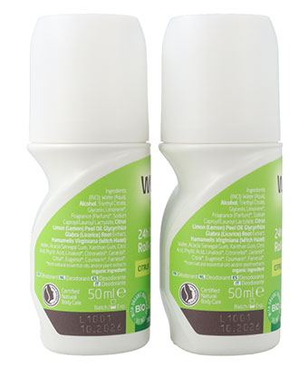 Duplo Desodorante Roll-On Citrus 24h Weleda