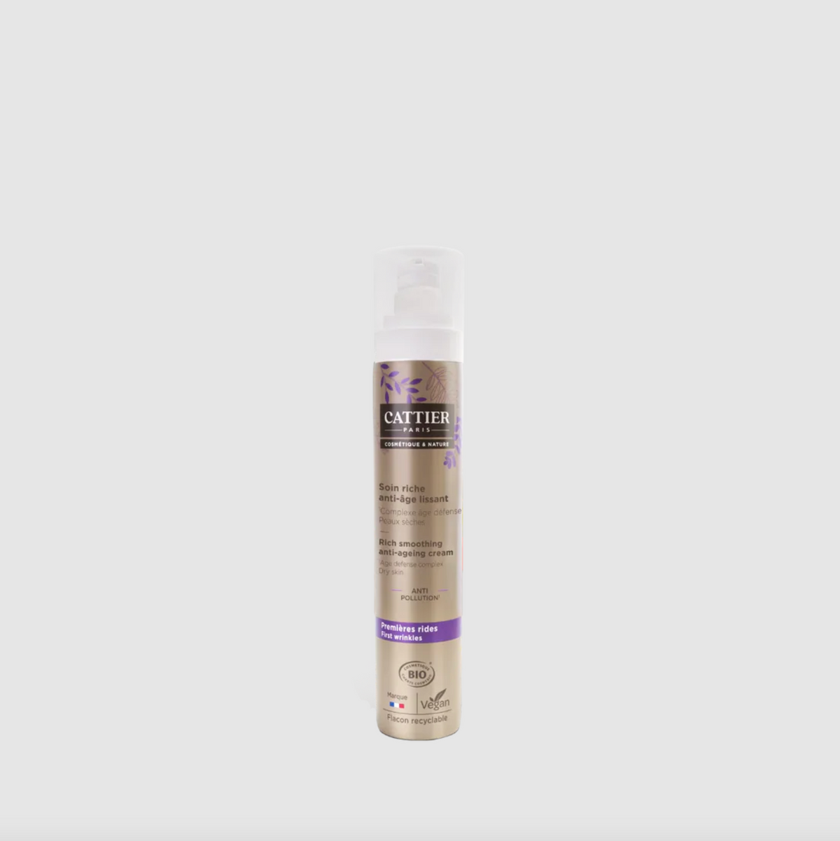 Crema de Día Suavizante Antiedad Rica (Piel Seca) Cattier