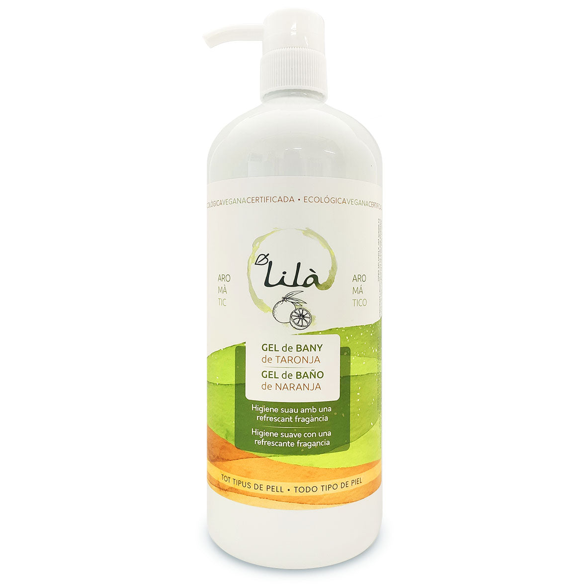 Gel de Baño de Naranja Lilà Cosmetics