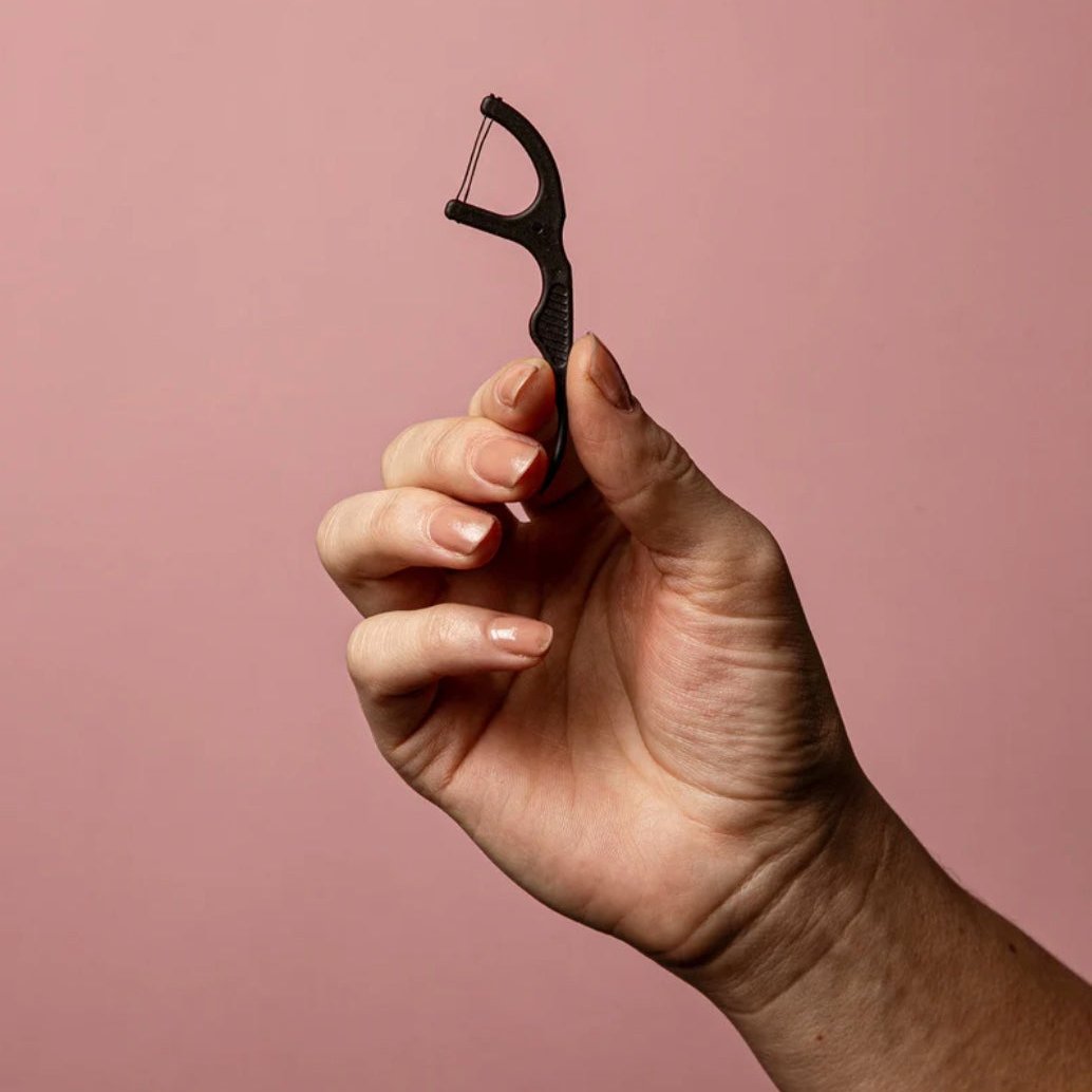 Hilo Dental con Mango Menta-Doble The Humble co.