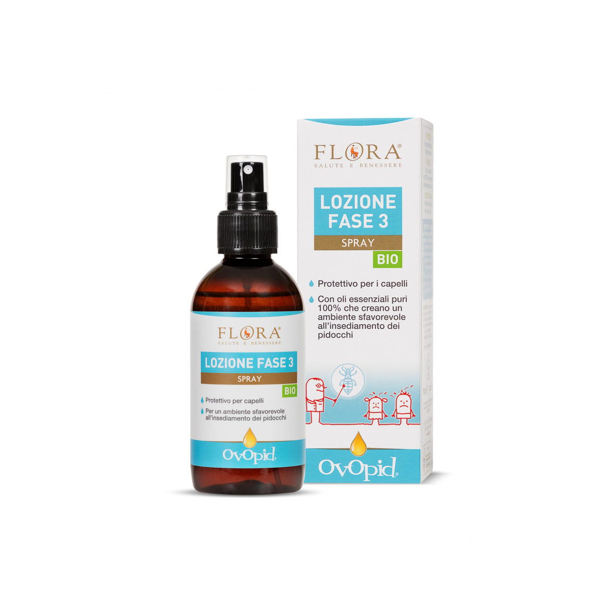 Loción Antipiojos Bio Ovopid (Fase 3) Flora