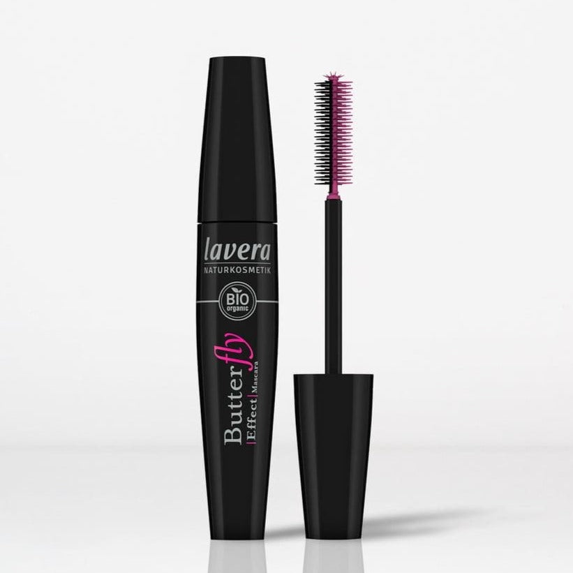 Máscara de Pestañas Efecto mariposa Beautiful Black Lavera