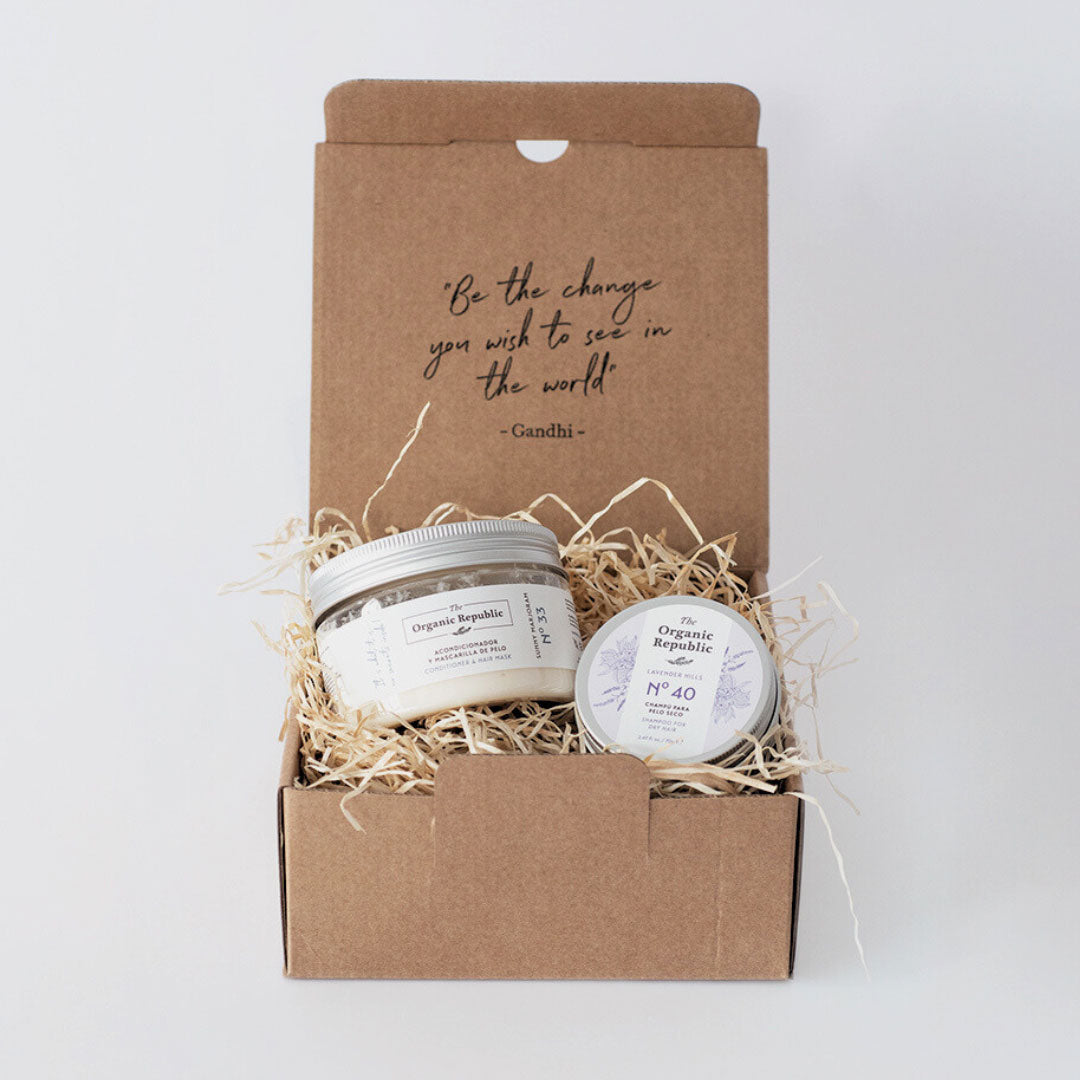 Pack Champú Sólido Cabello Seco + Acondicionador y Mascarilla The Organic Republic