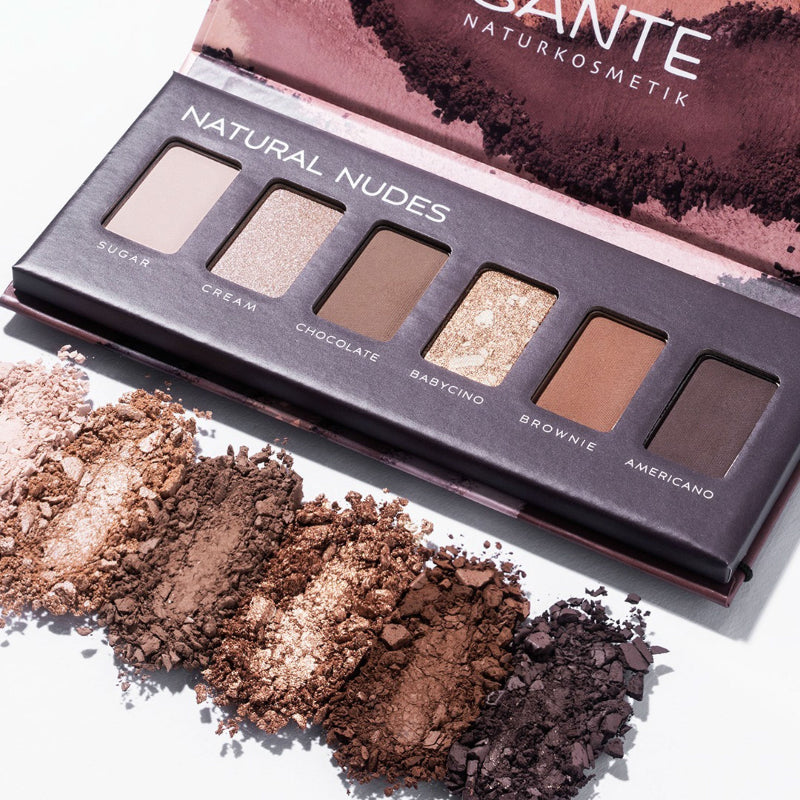 paleta sombras ojos nude Sante