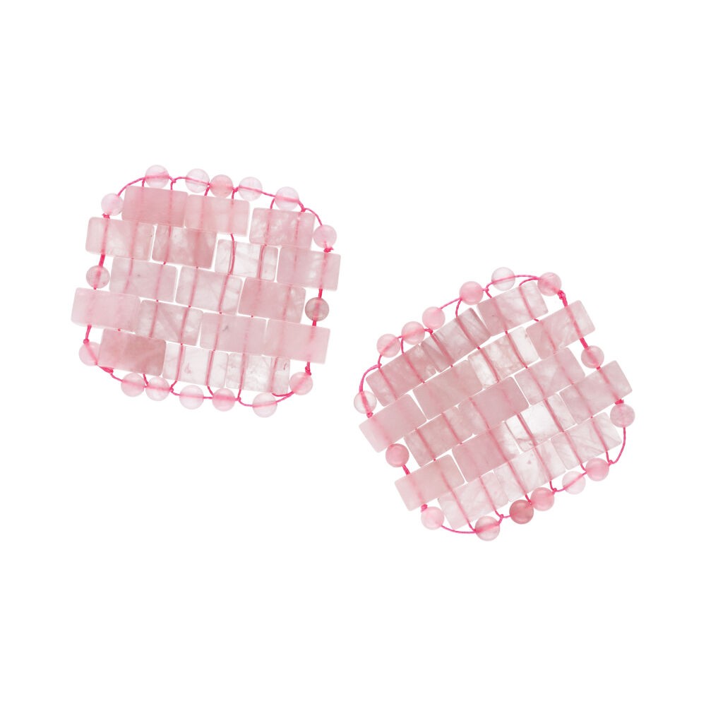 Parches Oculares de Cuarzo Rosa (Pack 2 unidades)