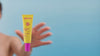 Fluido Solar Glow SPF30 Weleda aplicación