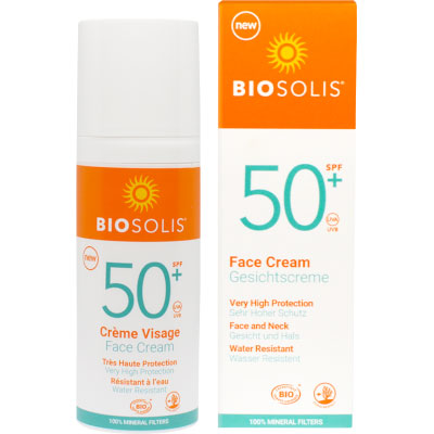 Crema Facial SPF50+ Biosolis