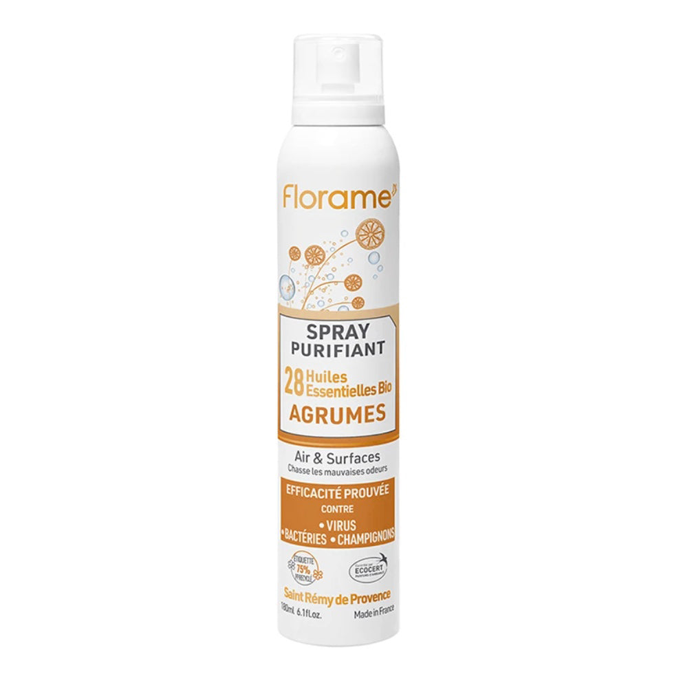 Spray Purificante Cítrico Naranja y Limón Bio Florame