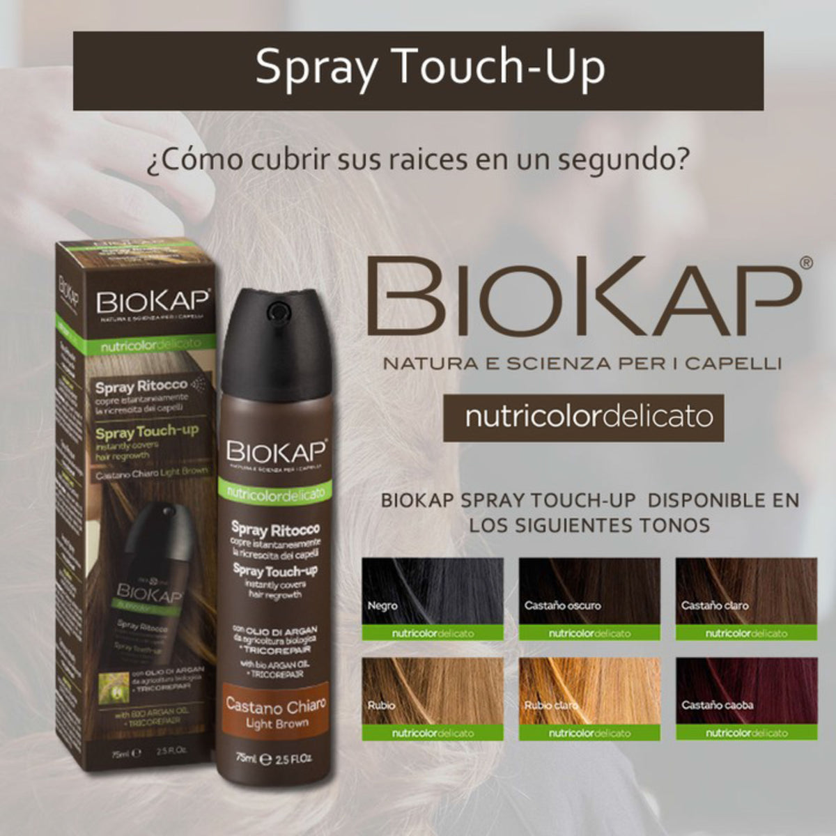 Nutricolor SPRAY TOUCH-UP de BioKap