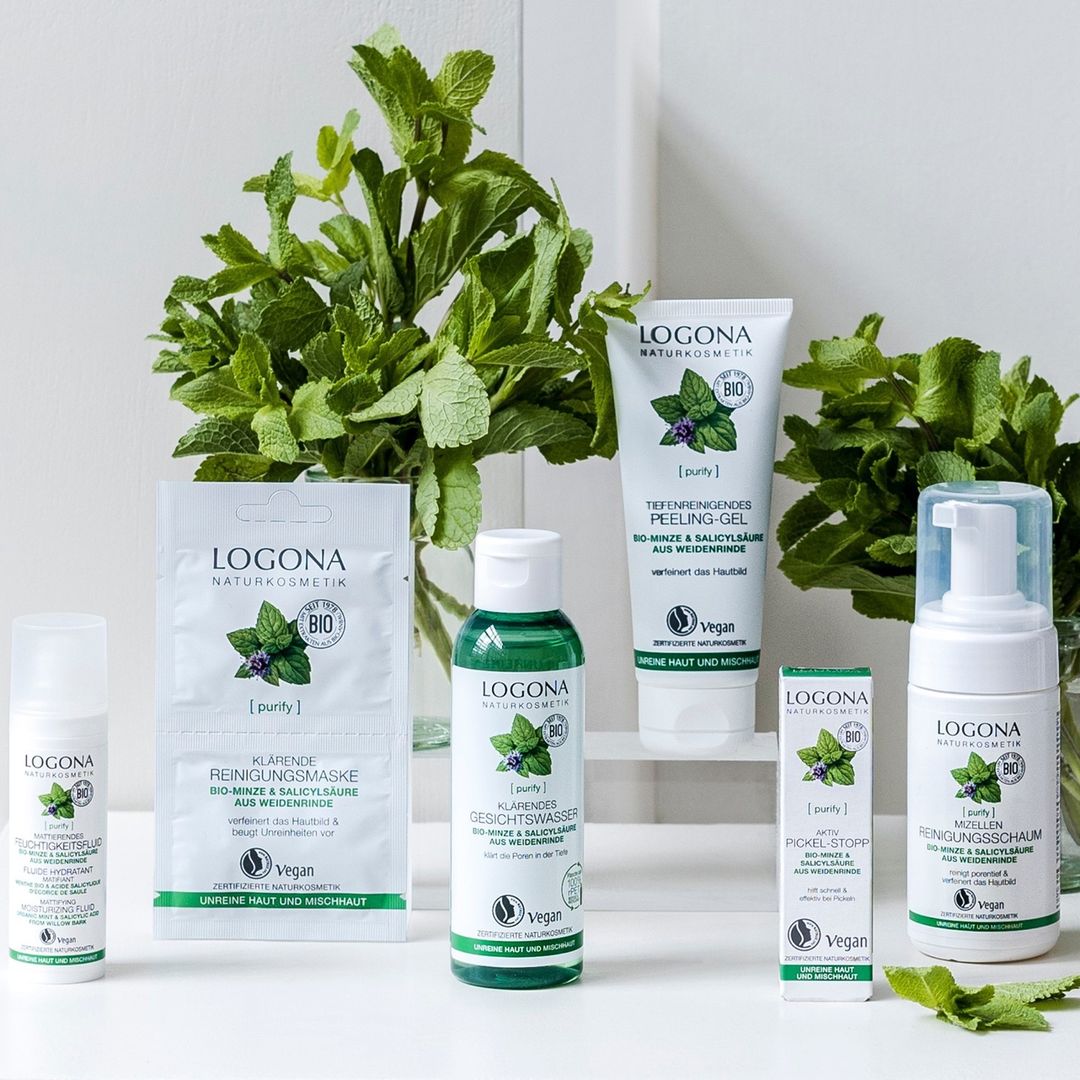 Pack Completo Pieles Grasas con Granos Logona
