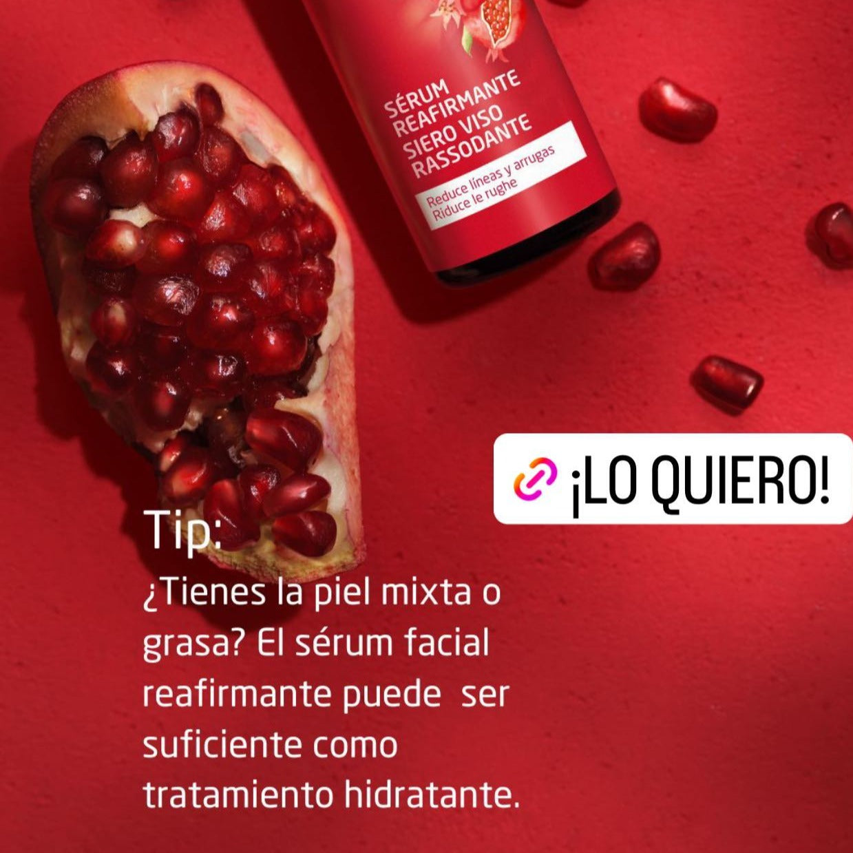 Sérum Reafirmante de Granada y Péptidos de Maca Weleda