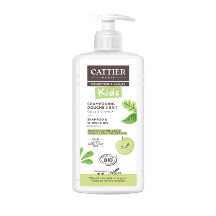 Champú Gel Ducha Niño Aroma Manzana Cattier