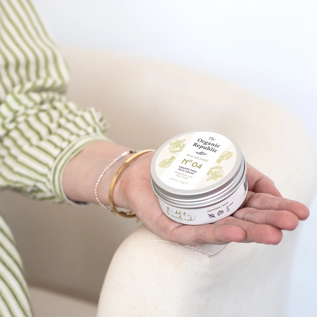 Champú Sólido Para Pelo Graso The Organic Republic 70 g