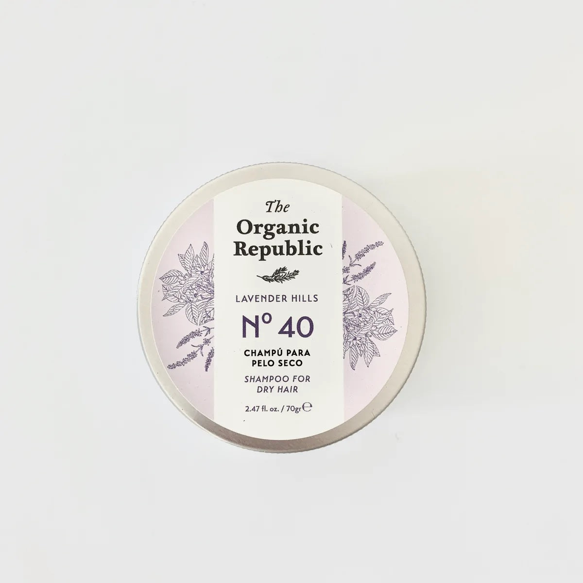 Champú Sólido Para Pelo Seco The Organic Republic 70 g