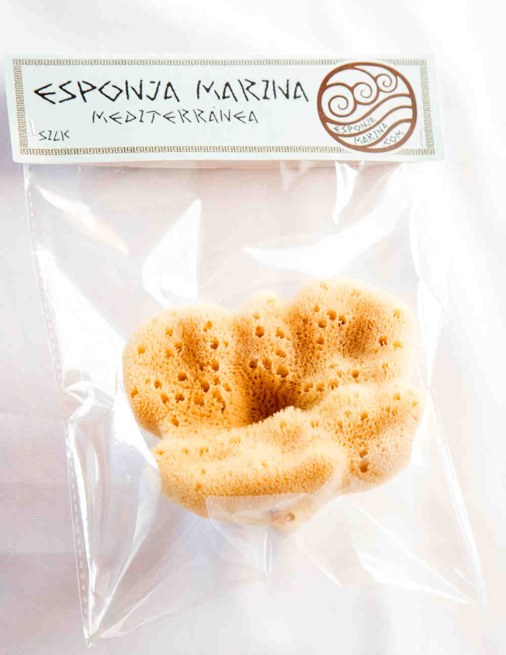 Esponja Baño Adulto Silk Natural - Esponjas Marinas