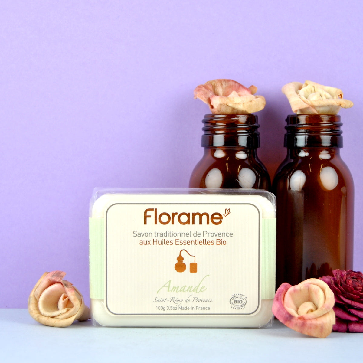 Jabón en Pastilla de Almendras Florame