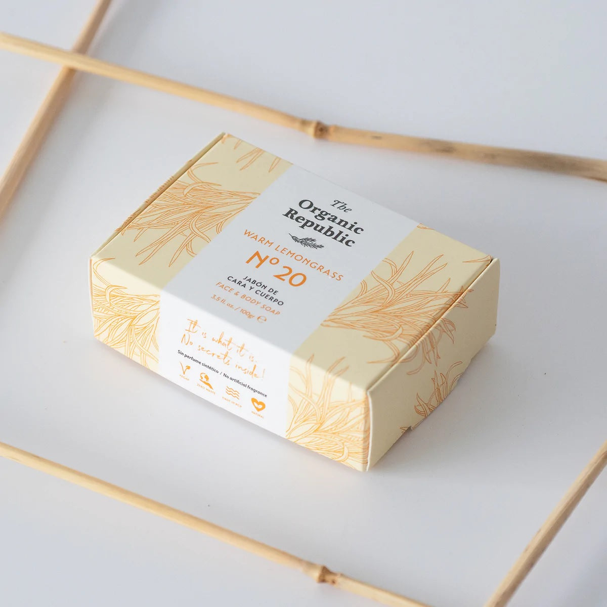 Jabón Sólido Lemongrass The Organic Republic 100 g