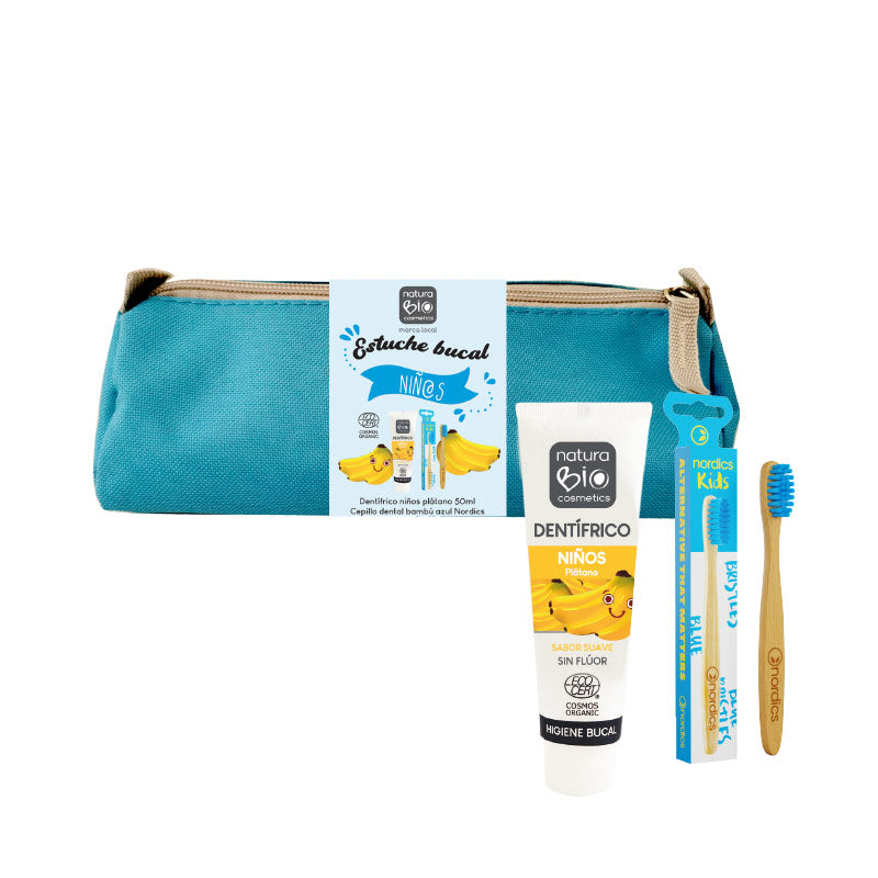 Estuche Bucal Azul Niños