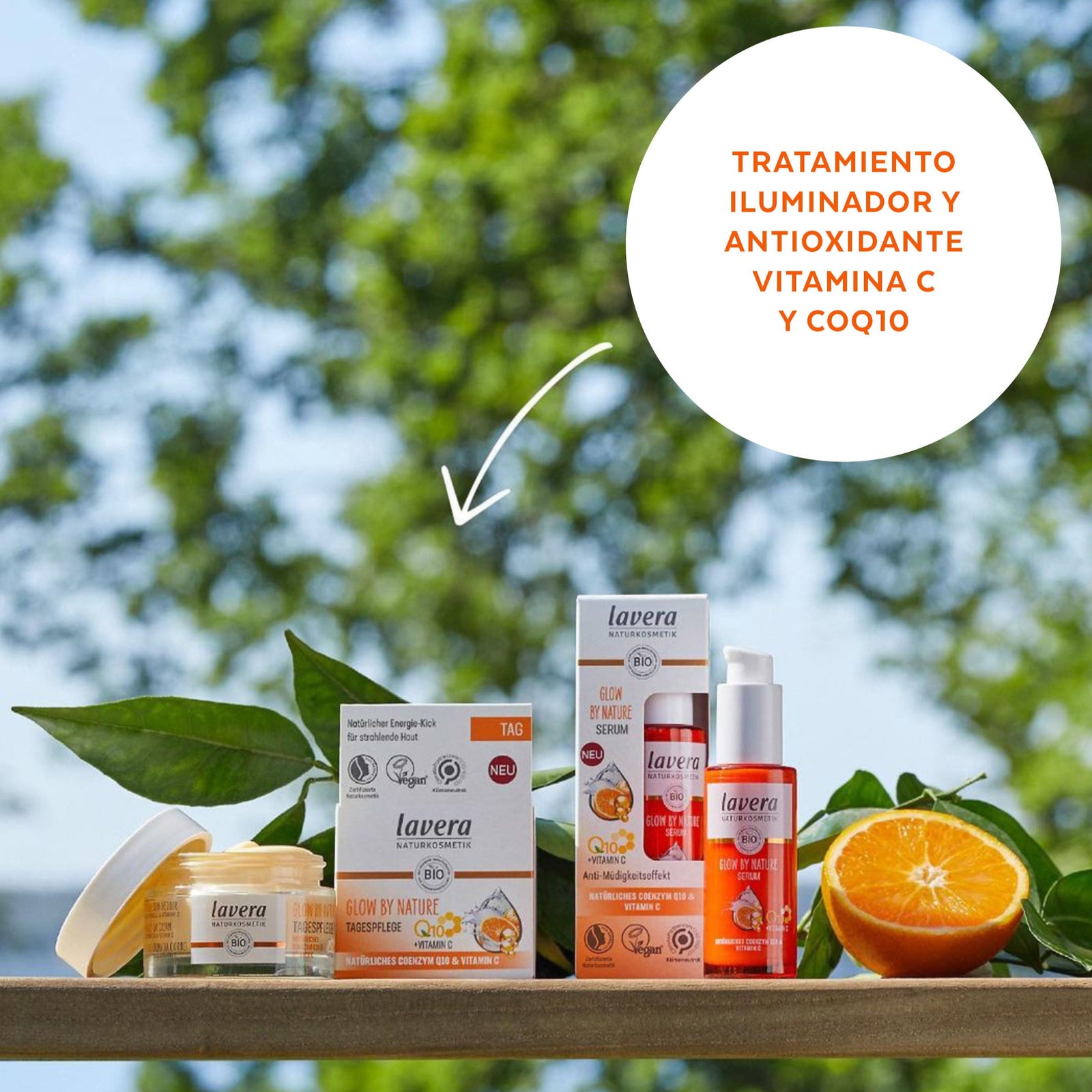 Sérum Facial con Vitamina C y CoQ10 Glow Lavera