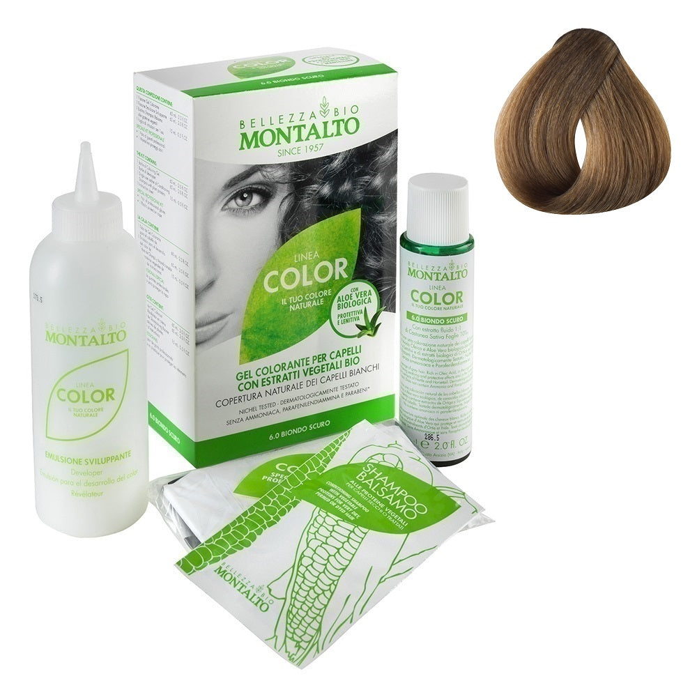 Tinte Vegetal Color 7.3 Rubio Dorado Montalto Belleza Bio