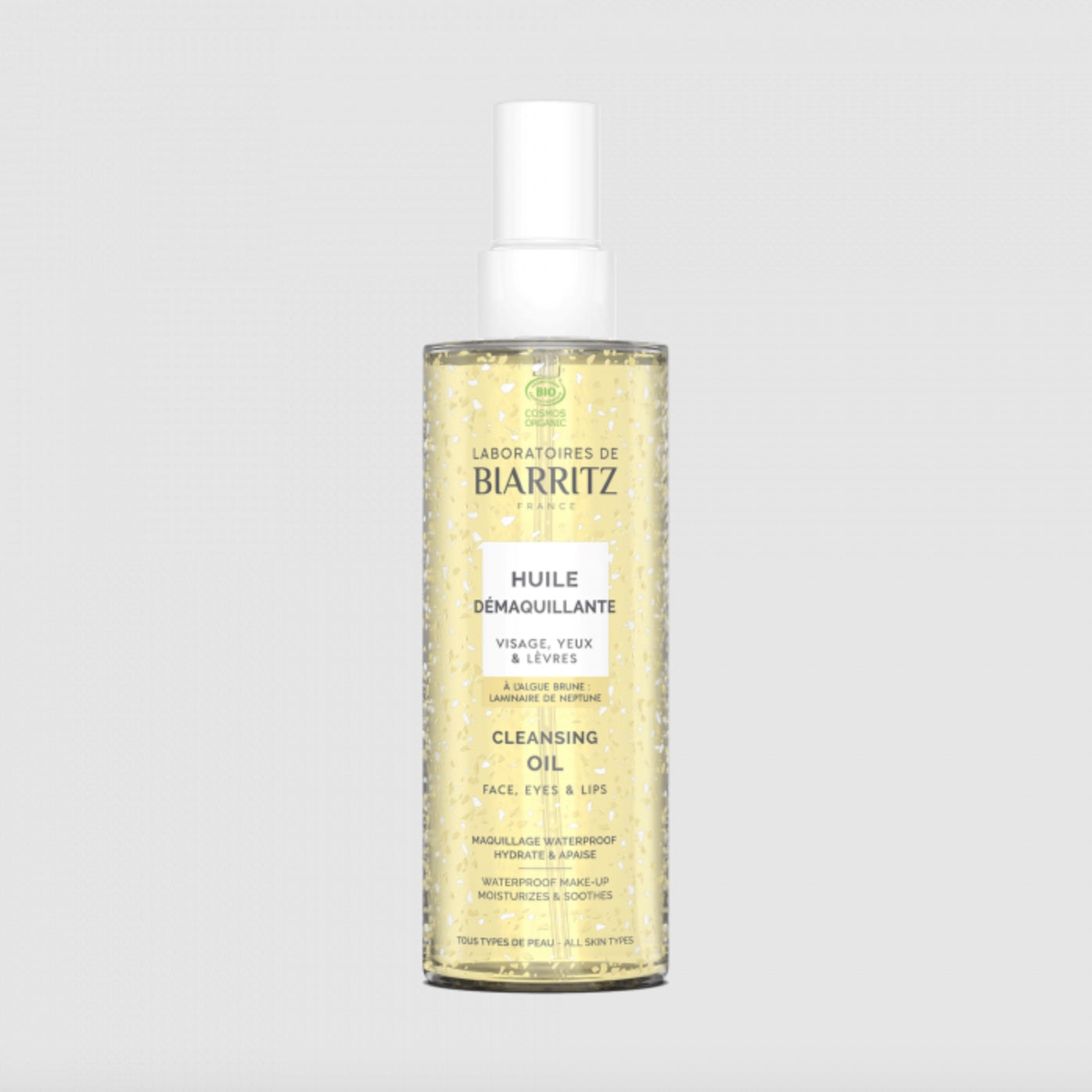 Aceite Limpiador y Desmaquillante Cara, Ojos y Labios Laboratoires Biarritz