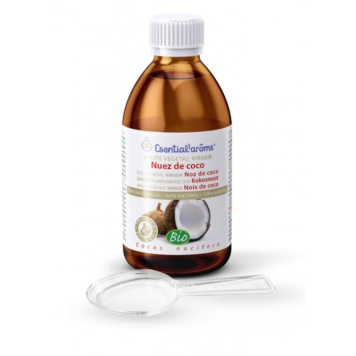 Aceite Vegetal Virgen de Nuez de Coco Esential Aroms