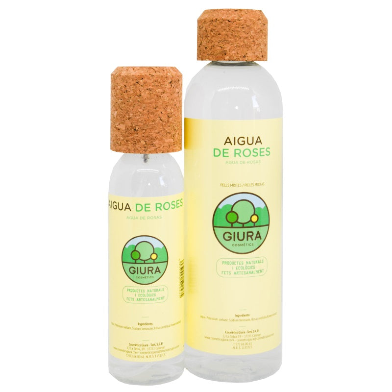 Agua de Rosas Ecológica Pieles Mixtas Giura Cosmètics