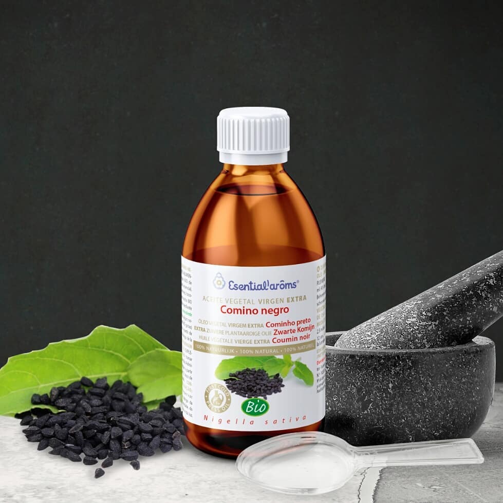Esential Aroms Aceite Vegetal Virgen Comino Negro 100 ml